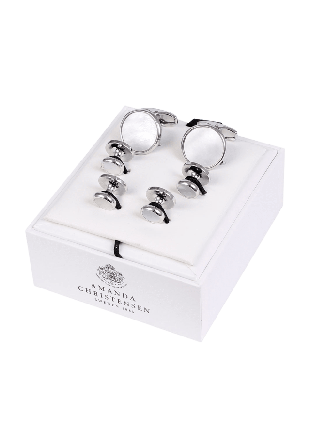 Amanda Christensen Cufflinks & Studs Accessoarer Herr Silver ONESIZE
