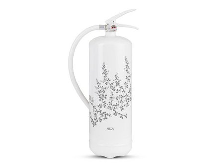 NEXA Brandsläckare 6kg vit 43A Design line Linné - Lyreco - Skyddsutrustning - Brandsäkerhet - Brandsläckare