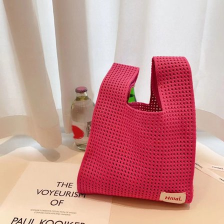 Hollow Out Handväska Handväska ROSE RED