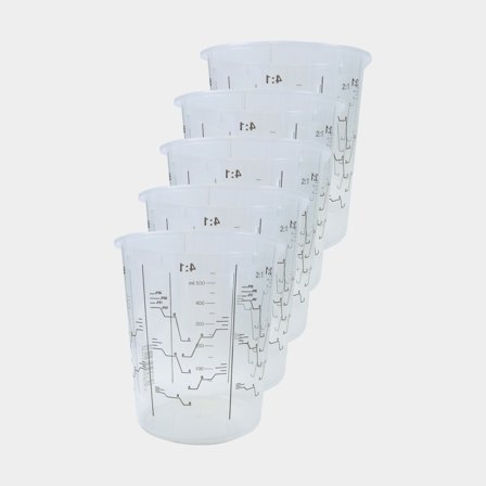 Uudelleenkäytettävät sekoittajakupit Heavy Duty, 650 ml, 5-pack