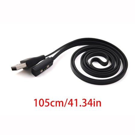 Magnetisk strømadapter opladerkabel til Pebble til time Round til Smart Watch Bærbart USB hurtigopladningskabel