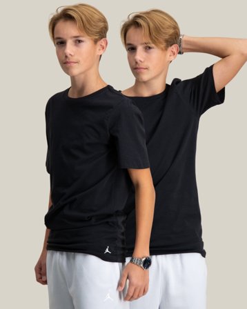 Nike Jordan JHB FLIGHT BASE TEE 2PK Musta T-paidat Pojat - Kids Brand Store
