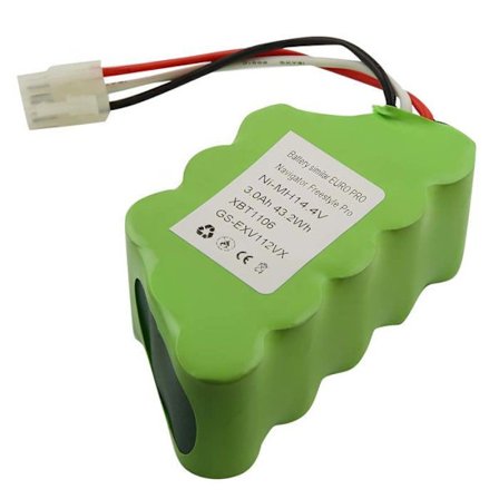 Batteri til Støvsuger Euro Pro Navigator Freestyle Pro Ni-MH 3000mAh 43,2Wh Grøn