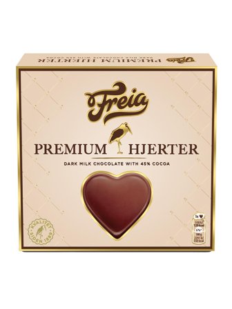 Freia thin dark chocolate hearts 0.13kg