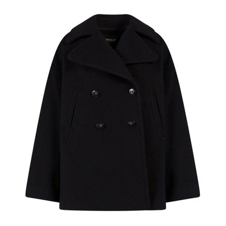 Dondup - Ullkappor - Svart - Dam - Storlek: 2xs, Dam, Storlek: 2XS