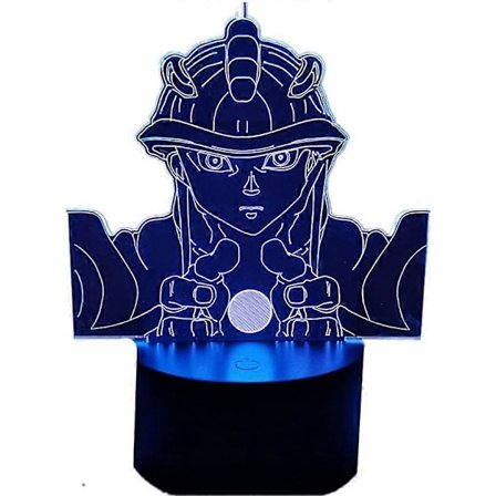 SBSG Uudet Animehahmot 3D Lamppu Led-lamppu Kulolo Lushilufelu Figuuri Yövalo 7/16 Väri Kaukosäädin Kosketuskytkin USB-valo Joulu Koristevalot Lahjat 