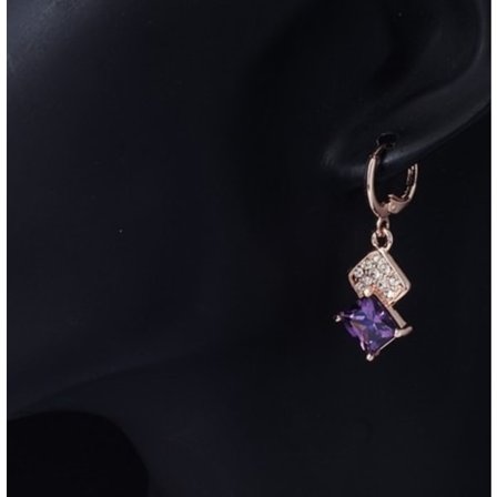 18 karat guldbelagte øreringe til kvinder