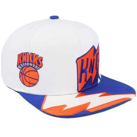 Mitchell & Ness - NBA Vit snapback Keps - New York Knicks Fast Times Hwc White Snapback @ Hatstore