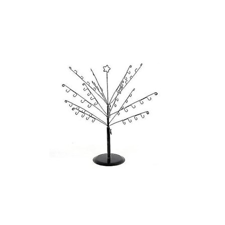 Wabjtam Ornament Display Tree Stand Roterende Henger Krok Holder For Swarovski Julepynt Hengende Krystalldekorasjoner Mamma Gave Krom(1 stk, Bl