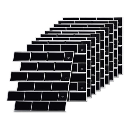 Selvklæbende 3D-vægfliser, 30x30 cm, nem montering