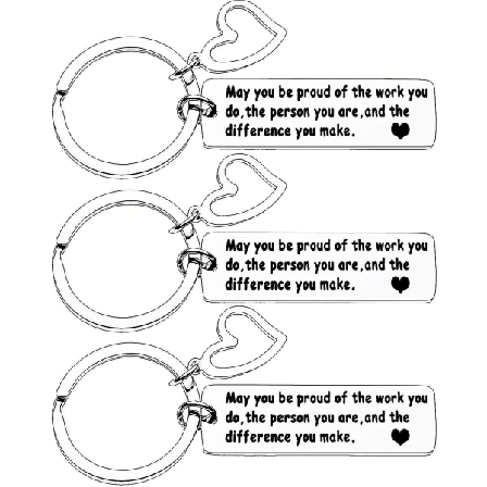 Kollega-gave til kollega, venn, sjef, farvel, avskjed, takk, nøkkelring
