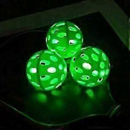 Pimeässä hohtavat pickleball-pallot: LED-valolla varustettu pickleball-pallo, USAPA-standardin mukainen ulkokäyttöön tarkoitettu 40-reikäinen 