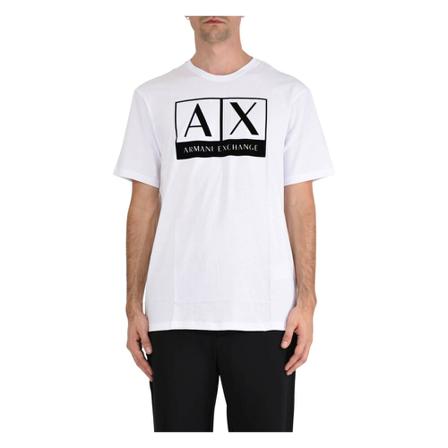Armani Exchange, T-Shirts Wit, Heren, Maat:S