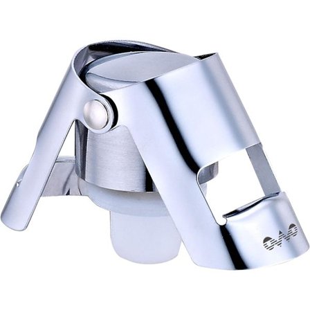 Champagne-propp, rostfri flaskhålsförslutare för mousserande