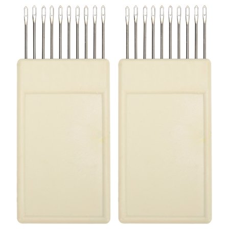 2 stk overføringsnålverktøy 10 klør ingen riper slitesterke strikkemaskintilbehør for universal strikkemaskin