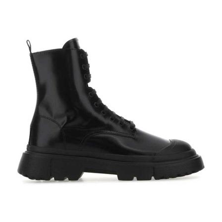 Hogan, Lace-up Boots Zwart, Heren, Maat:43 EU