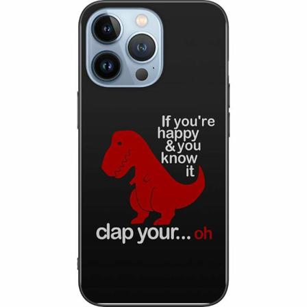 Apple Iphone 14 Pro Svart Skal Dinosaurie
