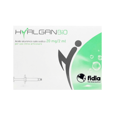 HyalganBio Siringa Intra-Articolare Acido Ialuronico 20mg 2ml
