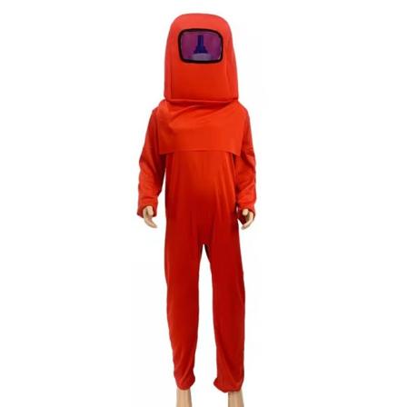CDQ Halloween Among Us ladon cosplay-asu naamiaisasu haalari punainen l