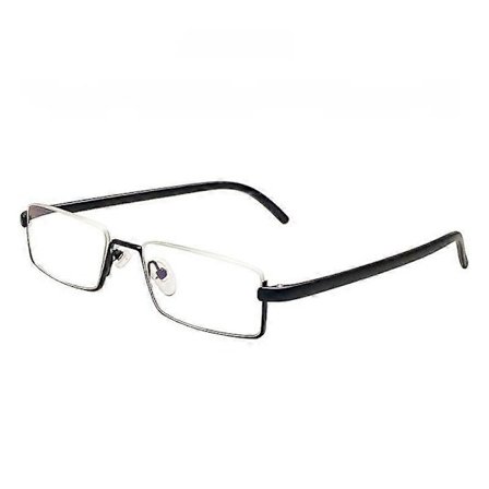 Puolikehyksiset TR90 sinivalosuojalasit HD-lukulasit naisille ja miehille, silmälasit kotelolla, diopteri +1.0 - +4.0