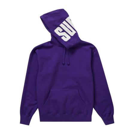 Supreme, Sweatshirt Paars, Heren, Maat:M