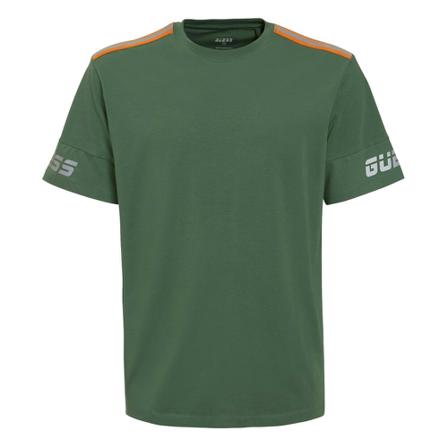 Guess, T-Shirts Zielony, Mężczyzna, Rozmiar: L