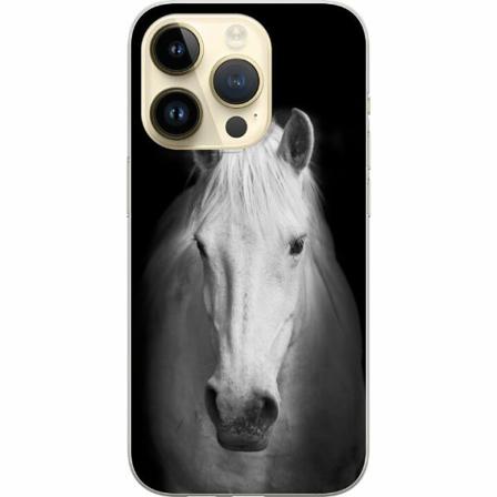 Apple Iphone 14 Pro Mjukt Skal - Vit Häst