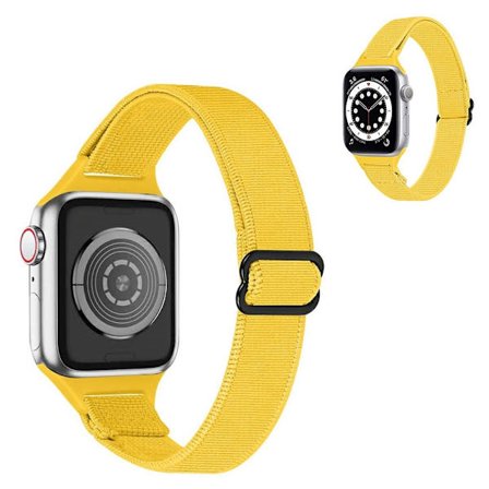 Apple Watch 40 mm klockarmband i nylon - Gul