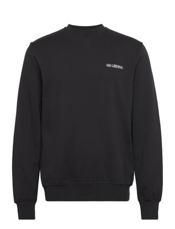 Casual Crew Sweat-shirt Genser Svart HAN Kjøbenhavn