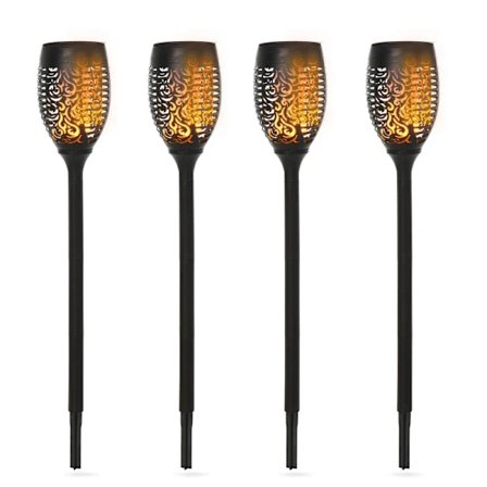 Rootz Solar Light Set - Solar Powered Lights - Garden Solar Lights - Set med 4 solar lampor - Utomhusbelysning - 6-8 timmars drifttid - Ip44 Vattentät