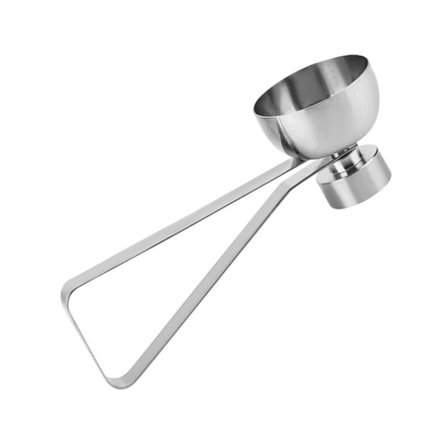Rustfritt stål eggeskallåpner Holdbar rustfritt stål eggekutter eggekutter eggeskallknekker for ulike egg Ande egg En god hjelper for matlaging 10,5 