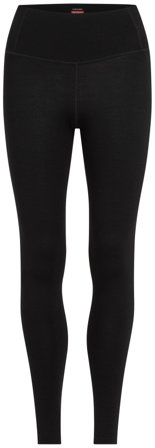 Icebreaker Mer 260 Tech High Rise Leggings naisten kerrastohousut, Black