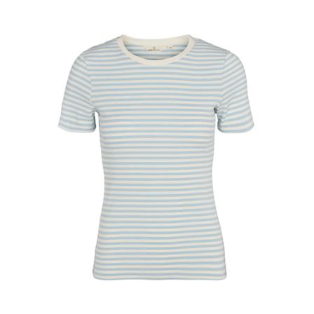 Basic Apparel Ludmilla O-Neck Blå, Dame T-shirts