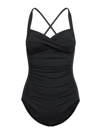 Seafolly Collective Twist Halter Piece Black Seafolly