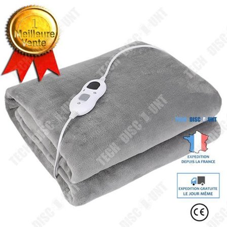 Elastisk filt - TD - 152x127 cm - Flanell - 3 hastigheter - 100W