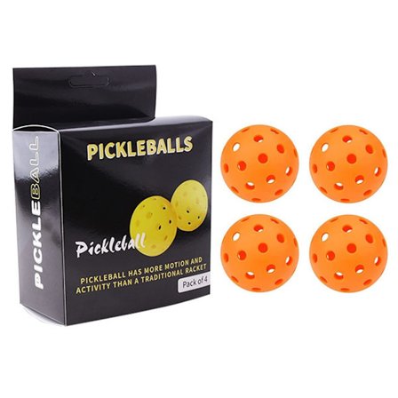 4st Golfboll Pickle Ball Pickleball Ball ORANGE - spot sales