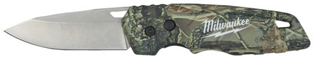 Milwaukee 4932492375 Fällkniv kamouflage, fast blad, Övriga handverktyg