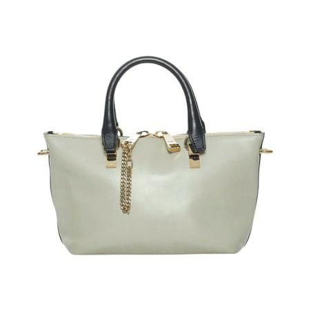 Chloé Pre-owned Pre-owned Chloe Bailey Leather Håndtaske Grå, Dame Vintage Tasker, Størrelse: ONE Size