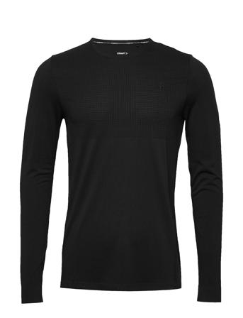 Fuseknit Light Rn Ls M Black Craft