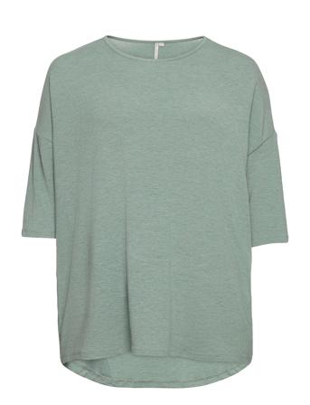 Carlamour 3/4 Top Langærmet T-shirt Grøn ONLY Carmakoma