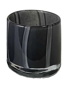 Kynttilälyhty Polly Musta-10 cm-Linea