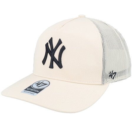 47 Brand - MLB - Beige - trucker - Cap - New York Yankees Mesh Hitch Natural A-Frame Trucker - Hatstore