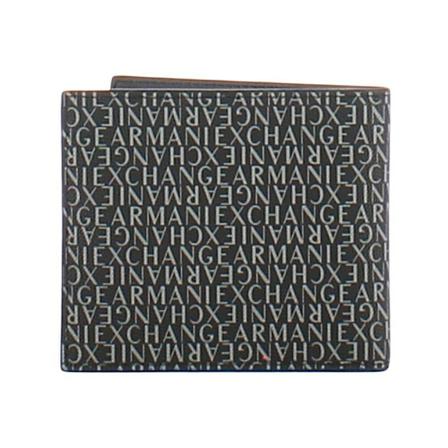 Armani Exchange - Plånböcker - Svart - Herr - Storlek: One Size, Herr, Storlek: ONE SIZE