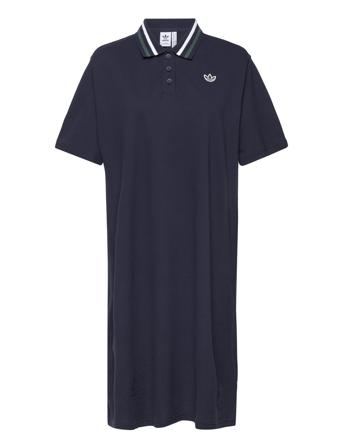 Adidas Originals Class Of 72 Polo Dress Dresses T-shirt Dresses Navy Adidas Originals