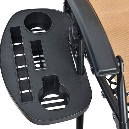Foldbar liggestol Clip-on side drikkekopholder udendørs liggestol