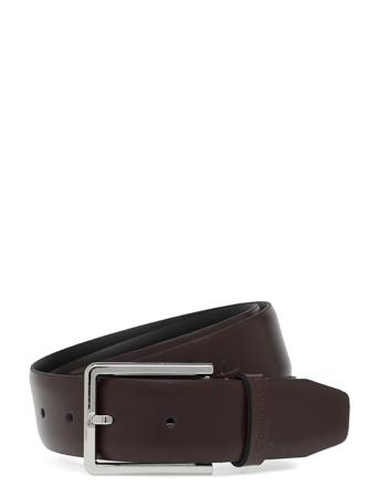 3.5Cm Bombed Belt Accessories Belts Classic Belts Ruskea Calvin Klein