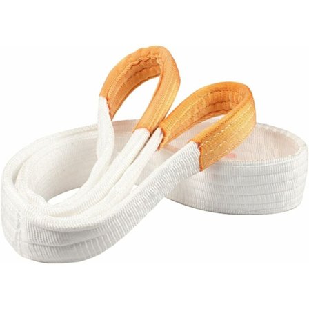 Syntetisk spiltov, 1 m, 2 ton, fladt nødudstyr til bil, bugseringstov, bugseringstov, bugseringsstrop, kroge, varevogn, vejhjælp