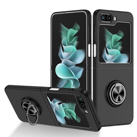 Til Samsung Galaxy Z Flip5 5G telefonetui Ring Kickstand Cover
