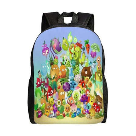 Plants Vs Zombies Ryggsäckar För Pojkar Flickor, Tecknade Datorväskor Lättviktig Tålig Ryggsäck Skolväska För Tonåringar Grundskola Mellanstadiet Bo (