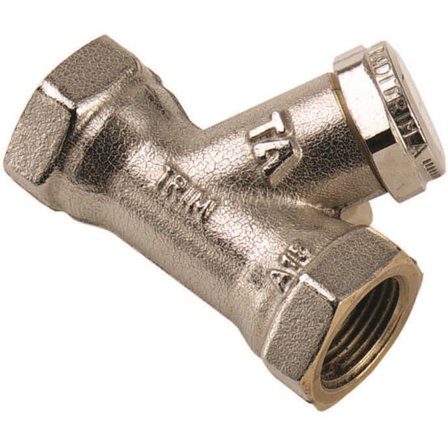 TA Raditrim Returventil lige, med kombiender, G15, Varme